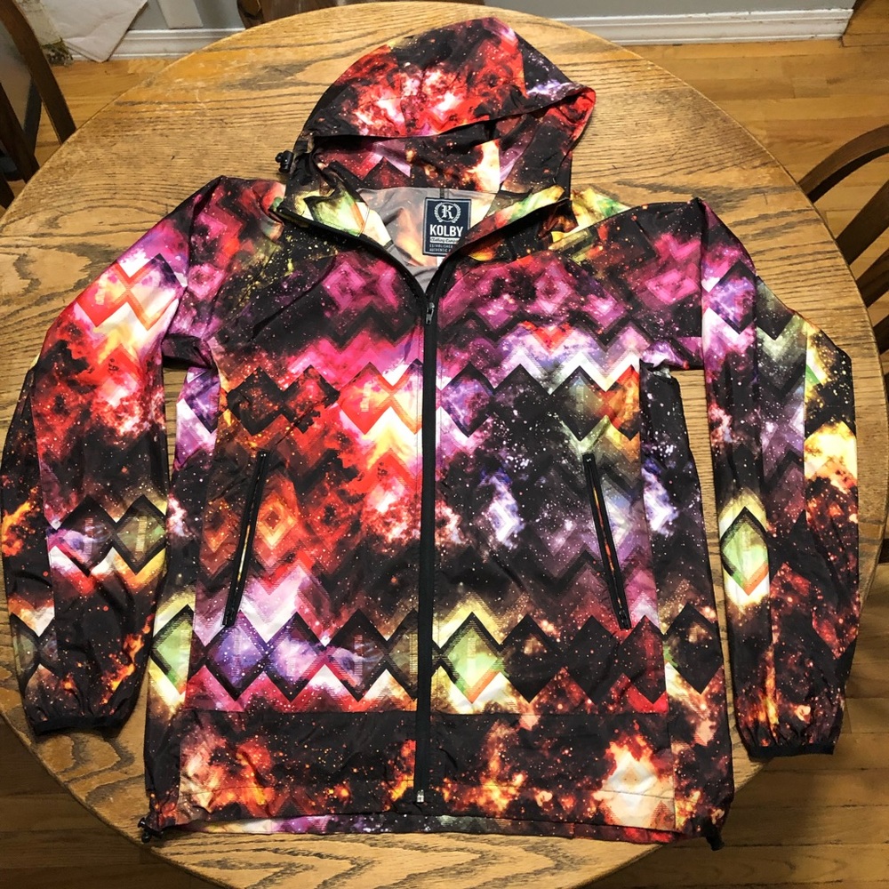 Kolby Galaxy Space Windbreaker Jacket